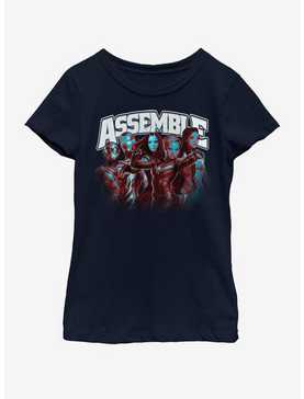 Marvel Avengers: Endgame Heroes Assemble Youth Girls T-Shirt, , hi-res