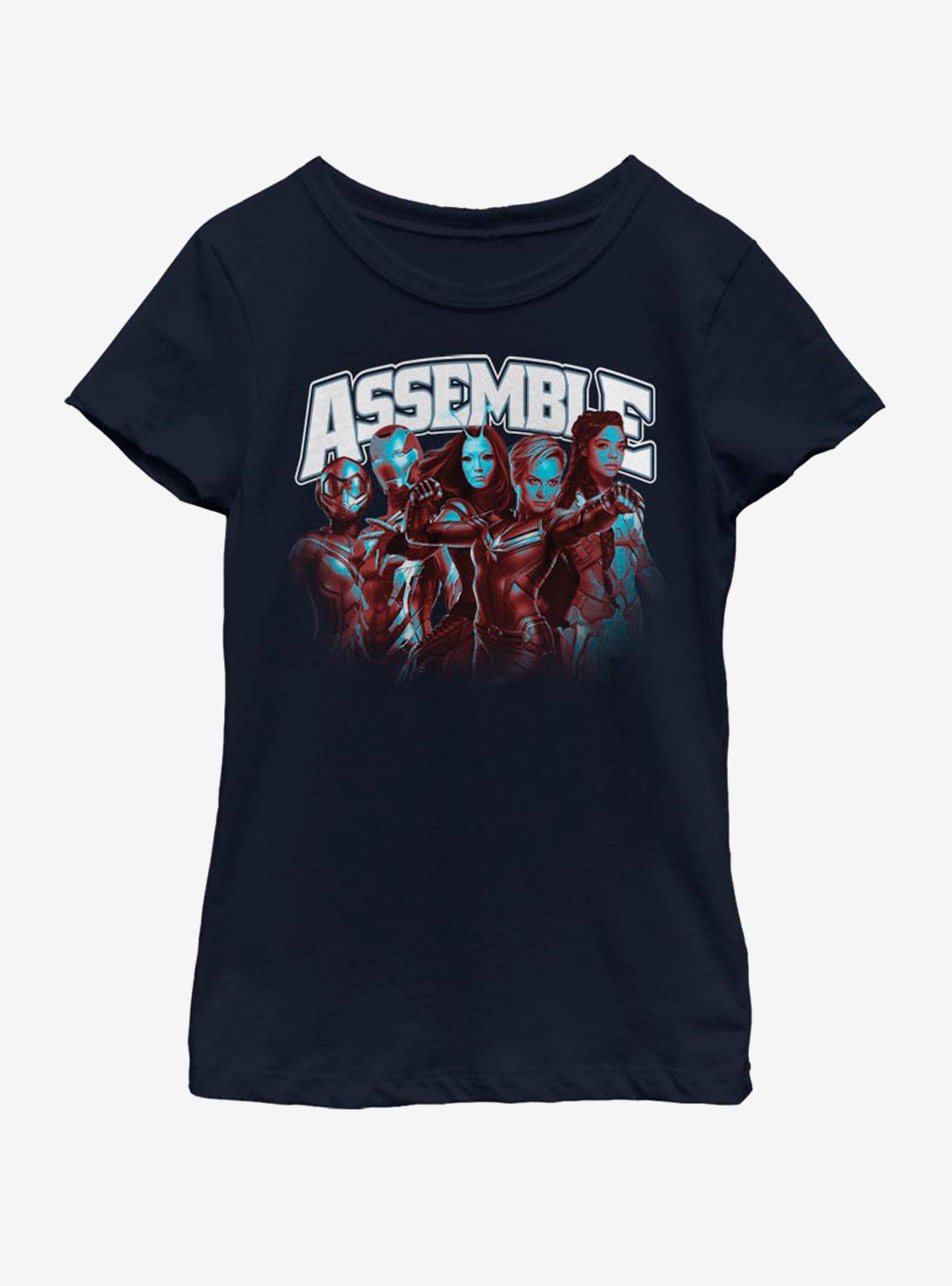 Marvel Avengers: Endgame Heroes Assemble Youth Girls T-Shirt, , hi-res