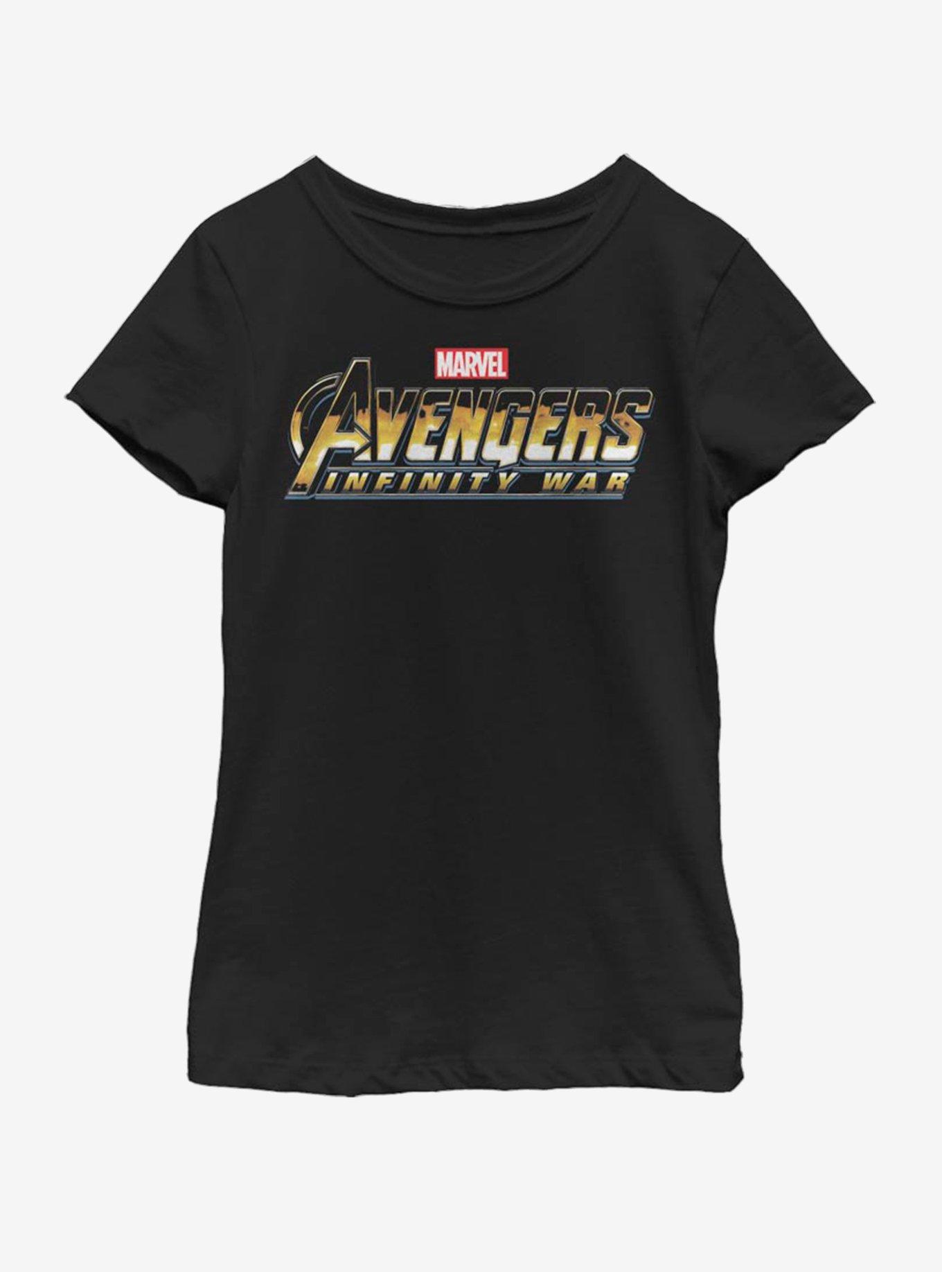 Marvel Avengers Infinity War Grungy Infinity Youth Girls T-Shirt