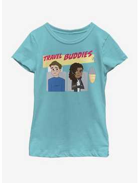 Marvel Spiderman Far From Home Travel Buddies Youth Girls T-Shirt, , hi-res