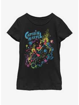 Marvel Captain Marvel Cosmic Captain Marvel Youth Girls T-Shirt, , hi-res