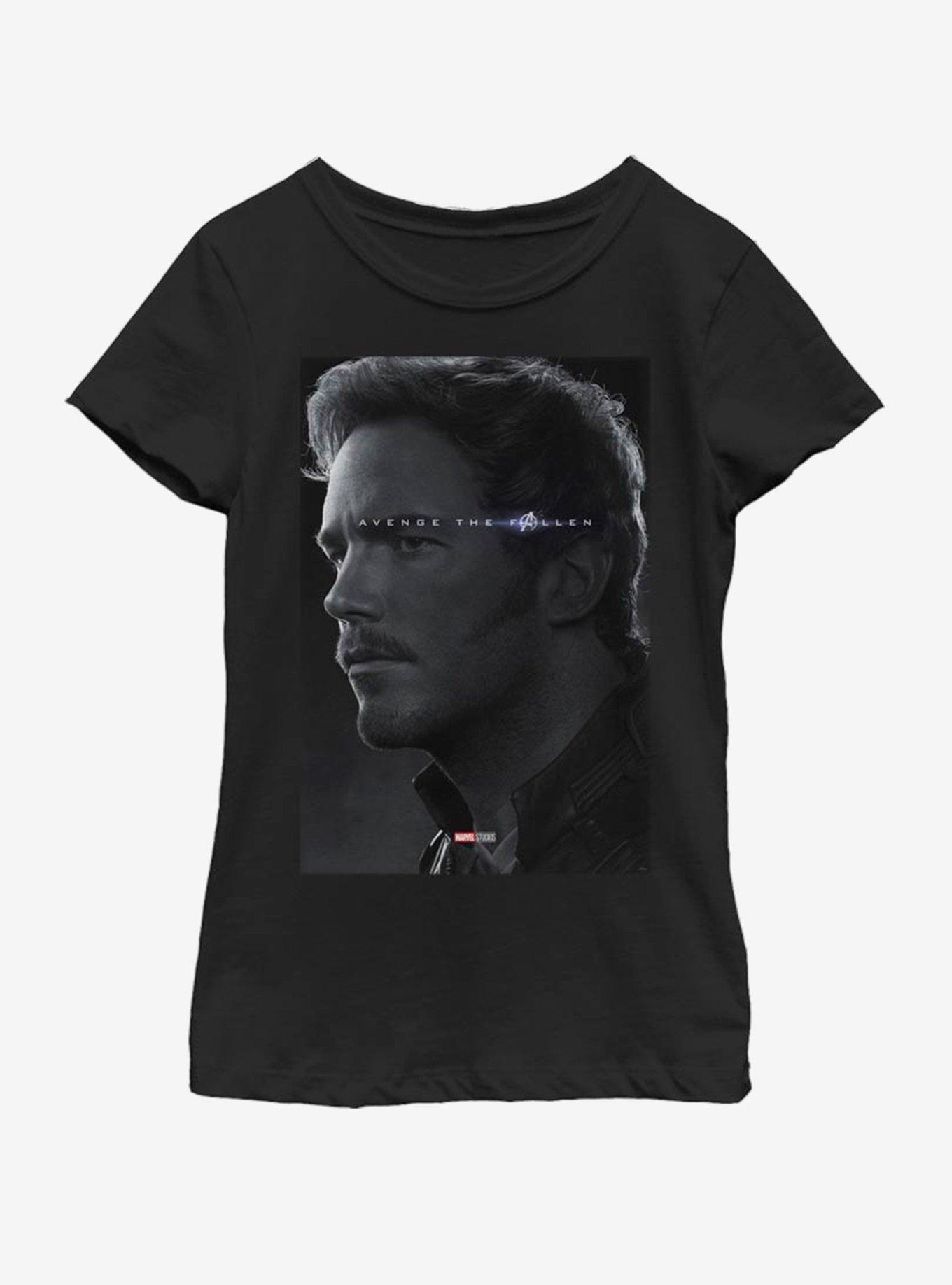 Marvel Avengers: Endgame Avenge Starlord Youth Girls T-Shirt, BLACK, hi-res