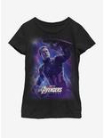 Marvel Avengers: Endgame Space Rogers Youth Girls T-Shirt, BLACK, hi-res