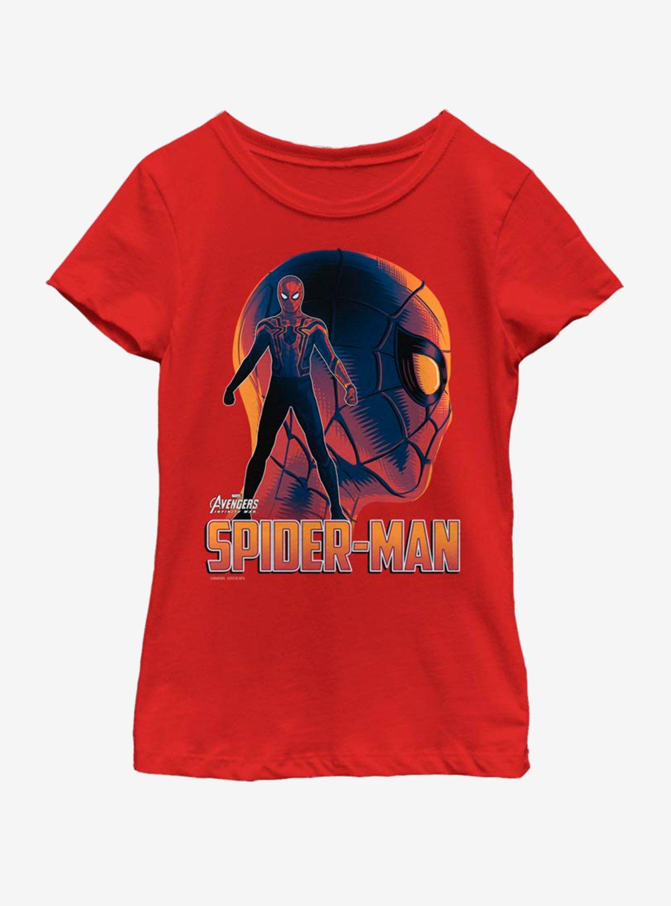 Marvel Spiderman Iron Spider Sil Youth Girls T-Shirt, , hi-res