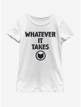 Marvel Avengers: Endgame Shield Spirit Youth Girls T-Shirt, WHITE, hi-res