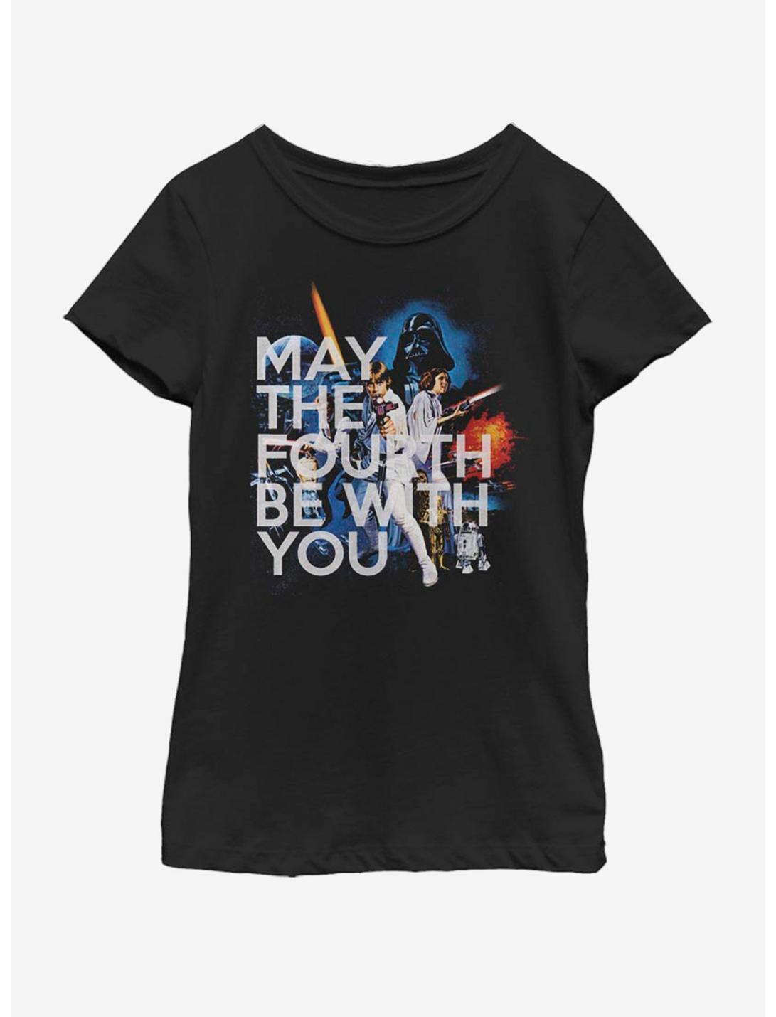 Star Wars Original Fourth Youth Girls T-Shirt, BLACK, hi-res