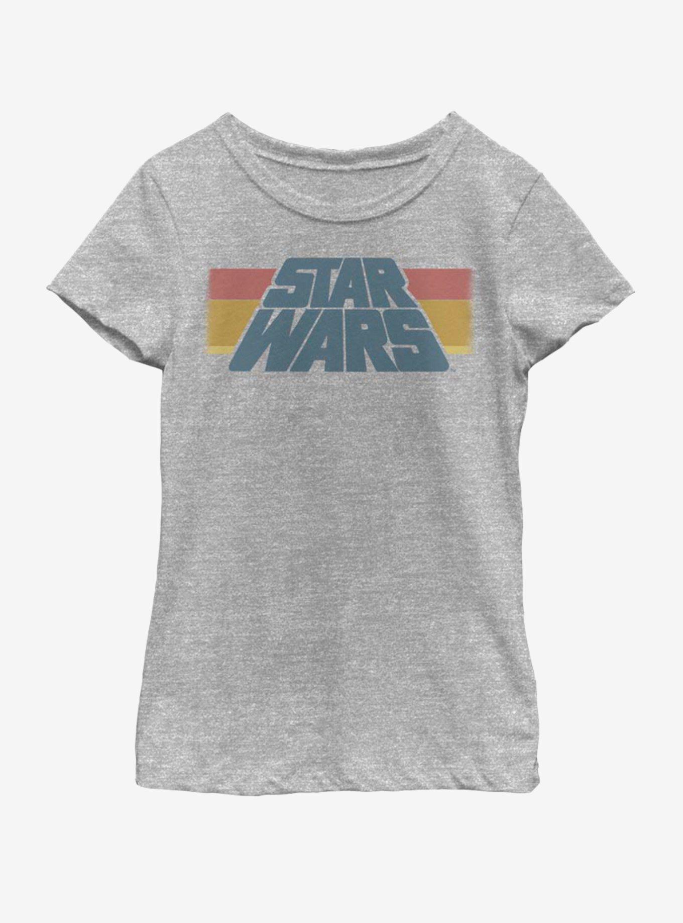 Star Wars Logo Stripe Youth Girls T-Shirt, , hi-res