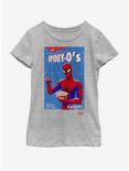 Marvel Spiderman Spidey Cereal Youth Girls T-Shirt, ATH HTR, hi-res