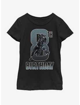 Marvel Black Panther 8th Bday Youth Girls T-Shirt, , hi-res