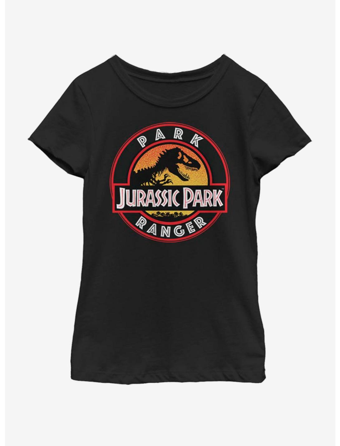 Jurassic Park JP Ranger Youth Girls T-Shirt, BLACK, hi-res
