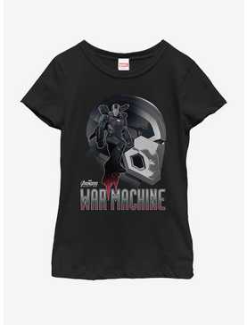 Marvel Avengers Infinity War War Machine Sil Youth Girls T-Shirt, , hi-res