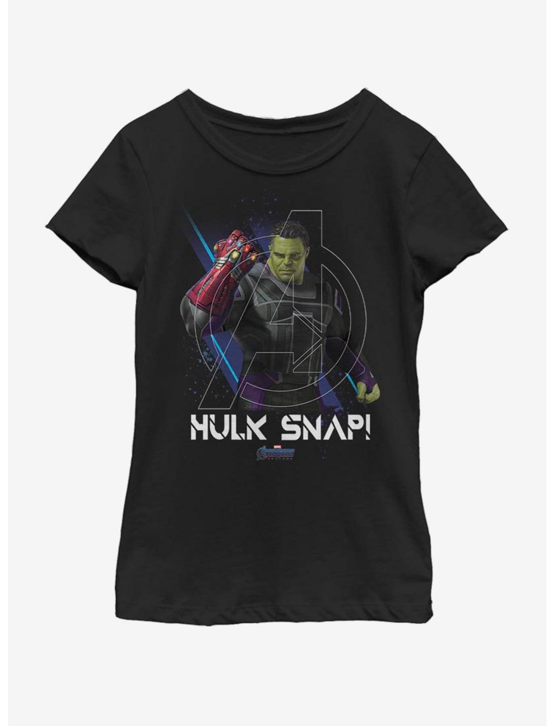 Marvel Spiderman Far From Home Hulk Snap Youth Girls T-Shirt, BLACK, hi-res