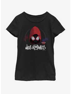 Marvel Spiderman Hooded Miles Youth Girls T-Shirt, , hi-res