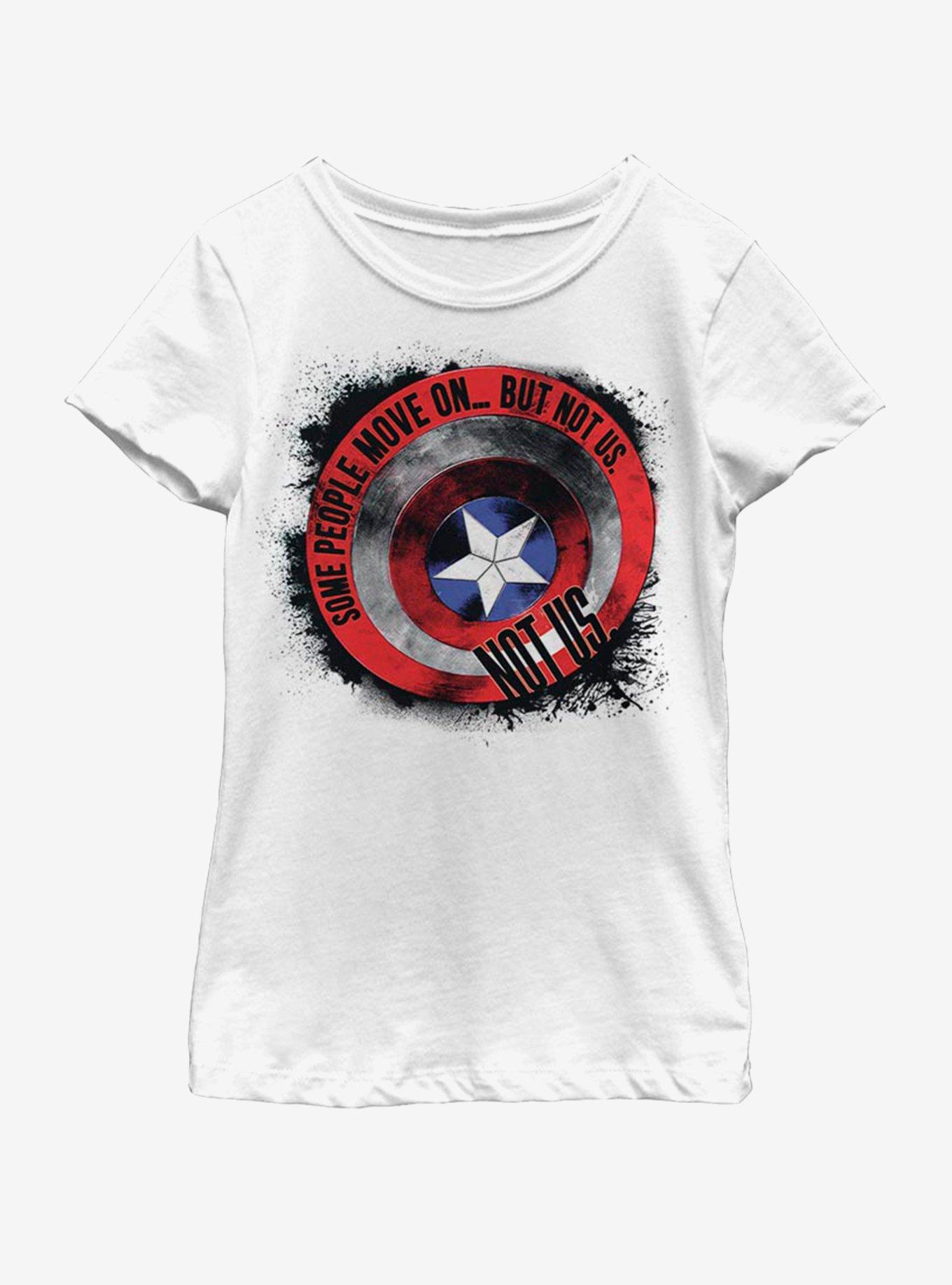 Marvel Avengers: Endgame Cap Shield Youth Girls T-Shirt, , hi-res