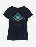 Marvel Spiderman: Far From Home Stealth Spiderman Youth Girls T-Shirt, NAVY, hi-res