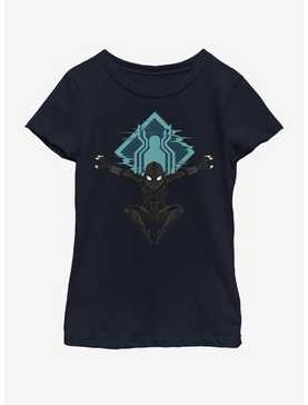 Marvel Spiderman: Far From Home Stealth Spiderman Youth Girls T-Shirt, , hi-res