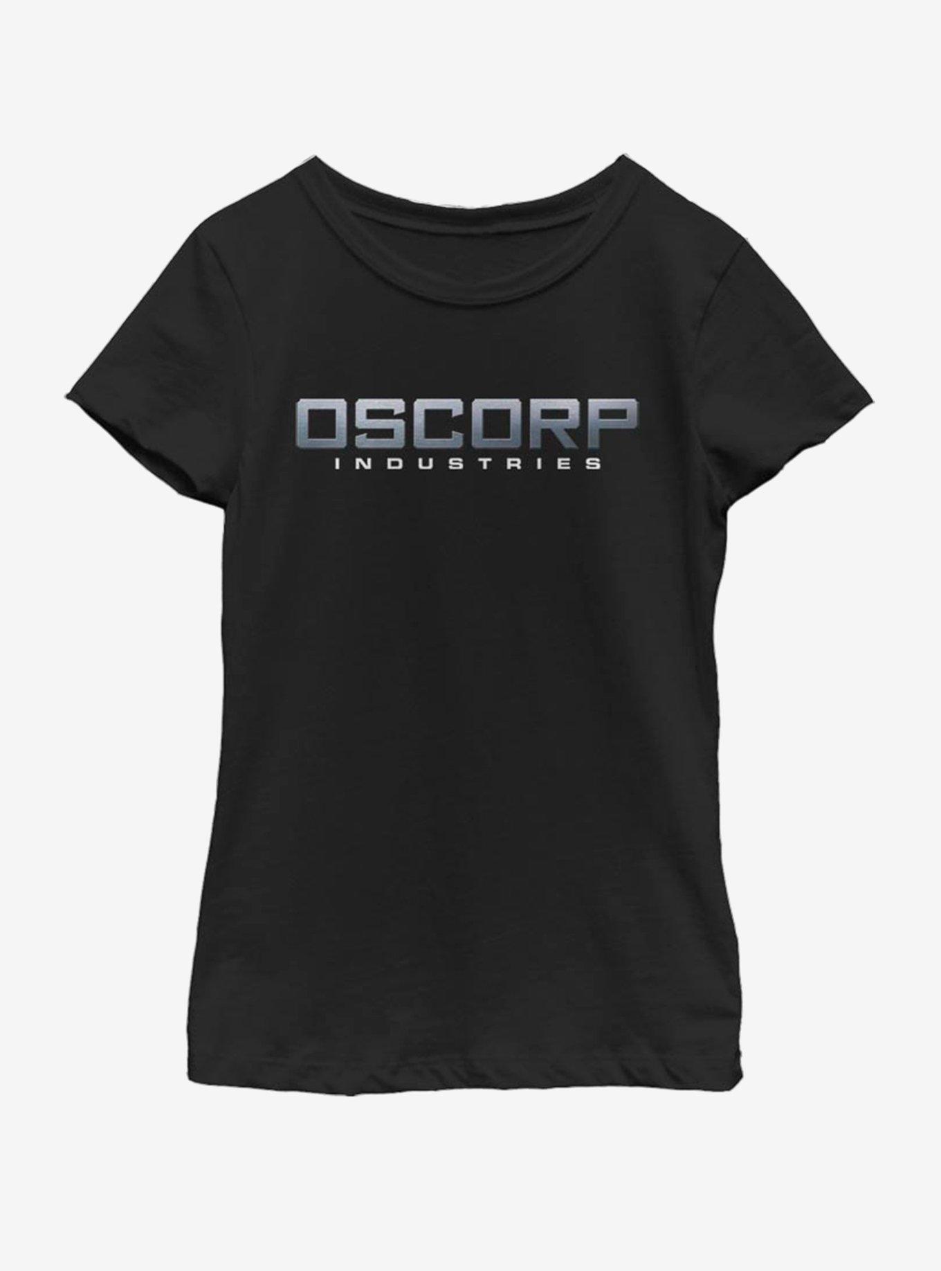 Marvel Oscorp Logo Youth Girls T-Shirt, BLACK, hi-res