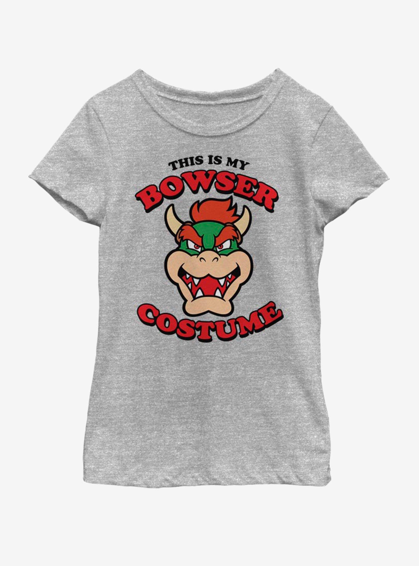 Nintendo Bowser Costume Youth Girls T-Shirt, , hi-res