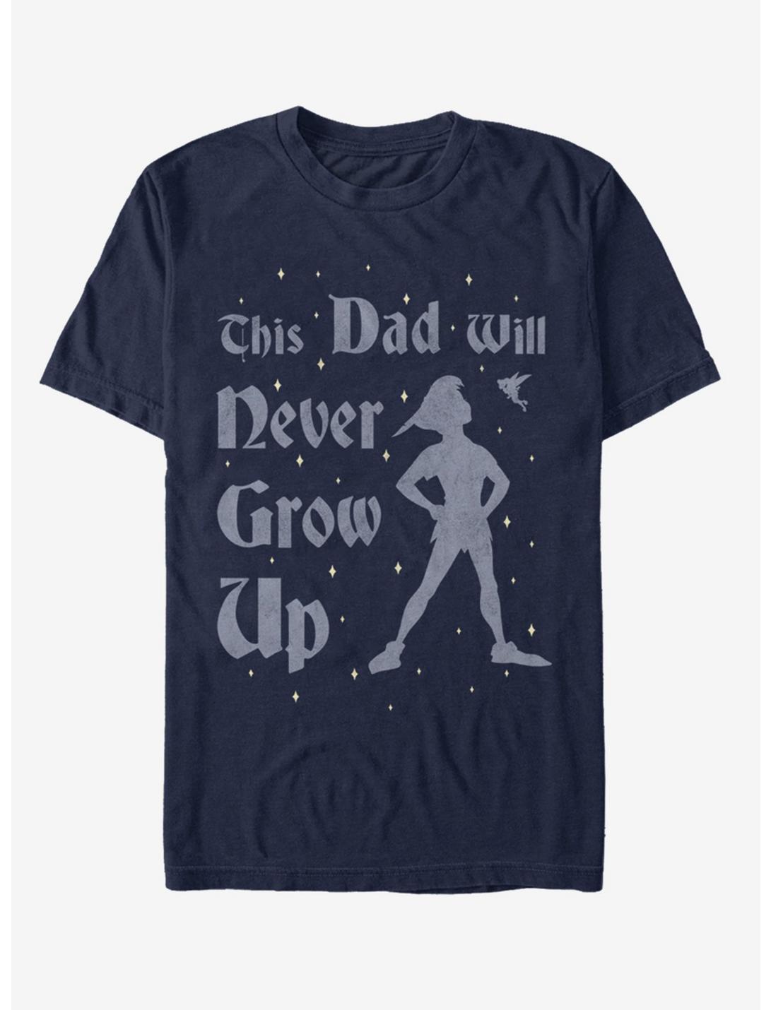 Disney Tinker Bell This Dad Wont Grow Up T-Shirt, NAVY, hi-res
