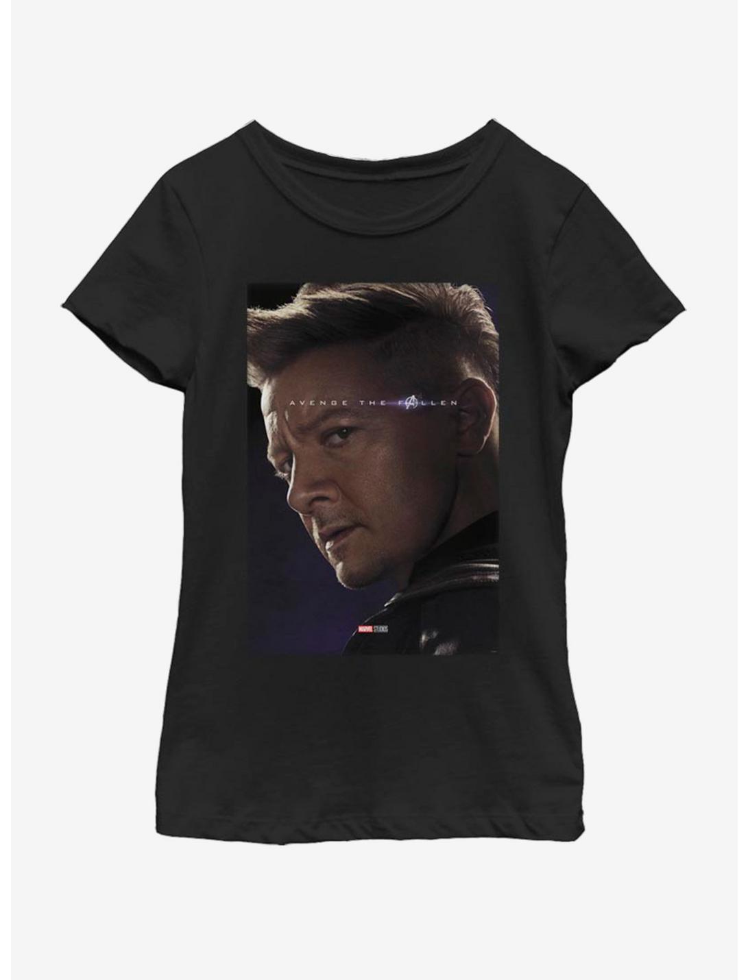 Marvel Avengers: Endgame Hawkeye Youth Girls T-Shirt, BLACK, hi-res