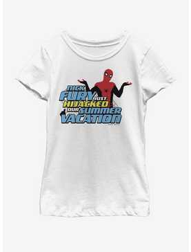 Marvel Spiderman Far From Home Summer Vacation Youth Girls T-Shirt, , hi-res
