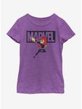Marvel Black Widow Brick Widow Youth Girls T-Shirt, PURPLE BERRY, hi-res