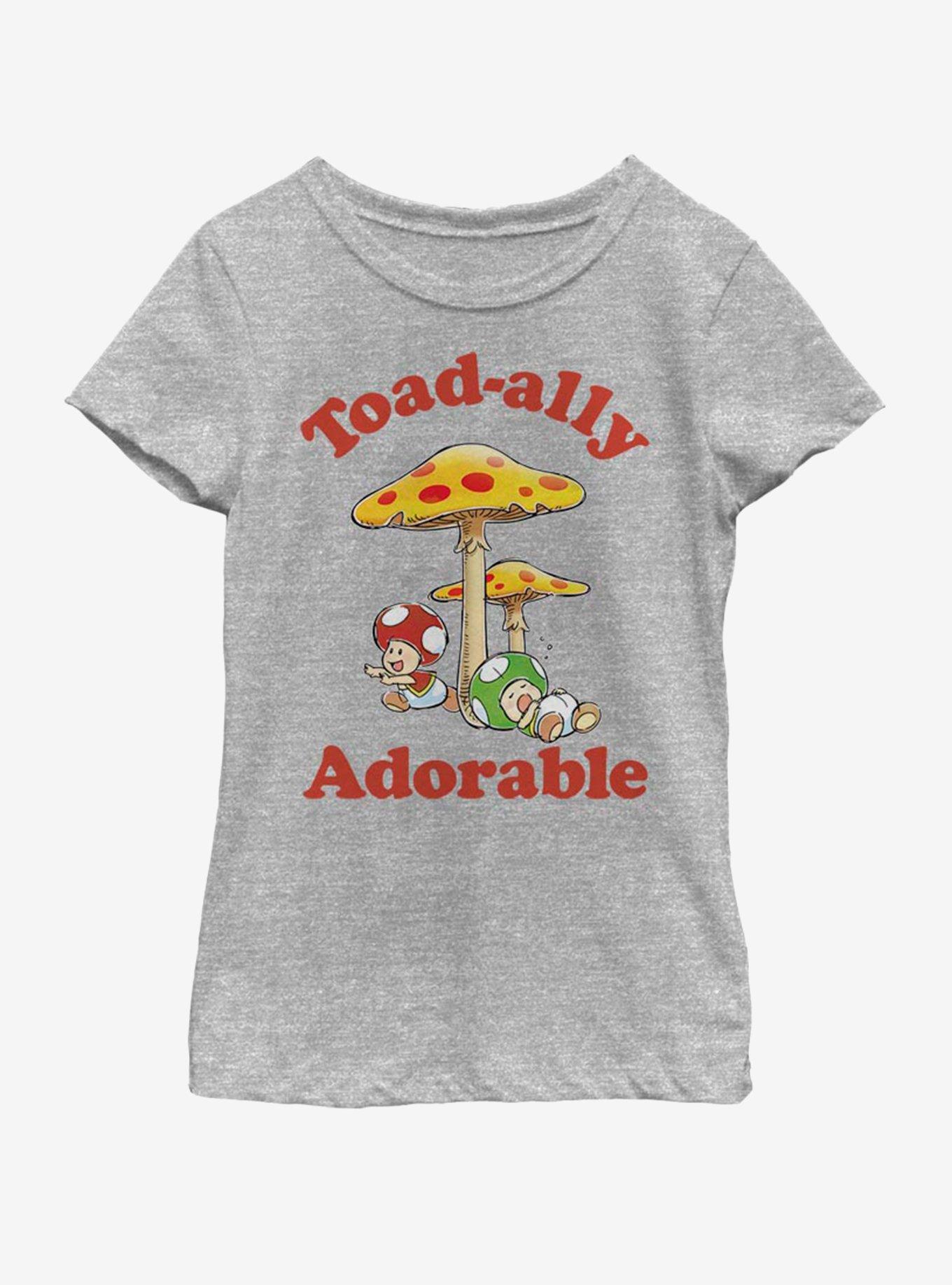 Nintendo Todally Youth Girls T-Shirt, ATH HTR, hi-res