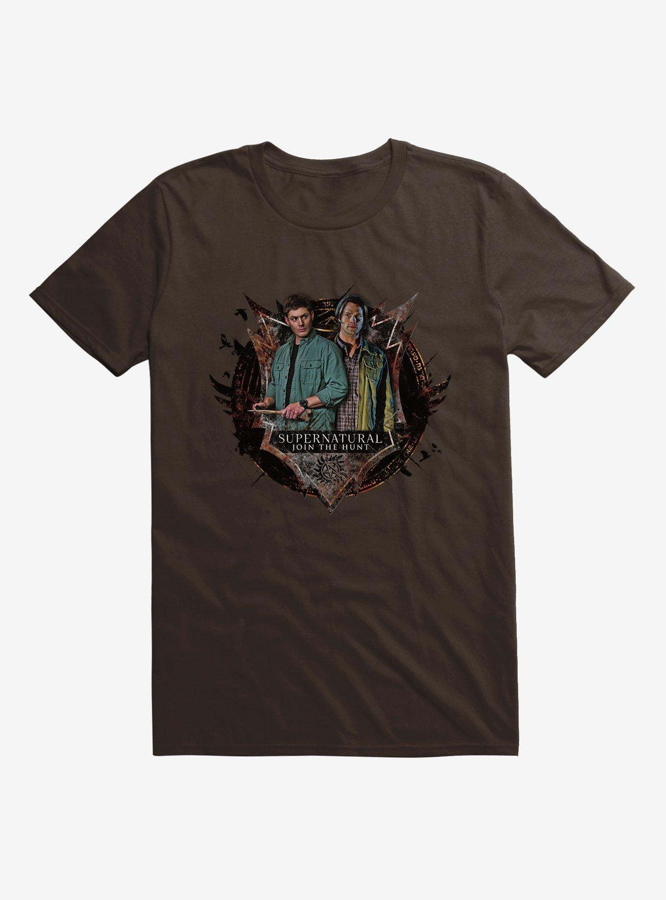 Supernatural Bros Logo T-Shirt, DARK CHOCOLATE, hi-res