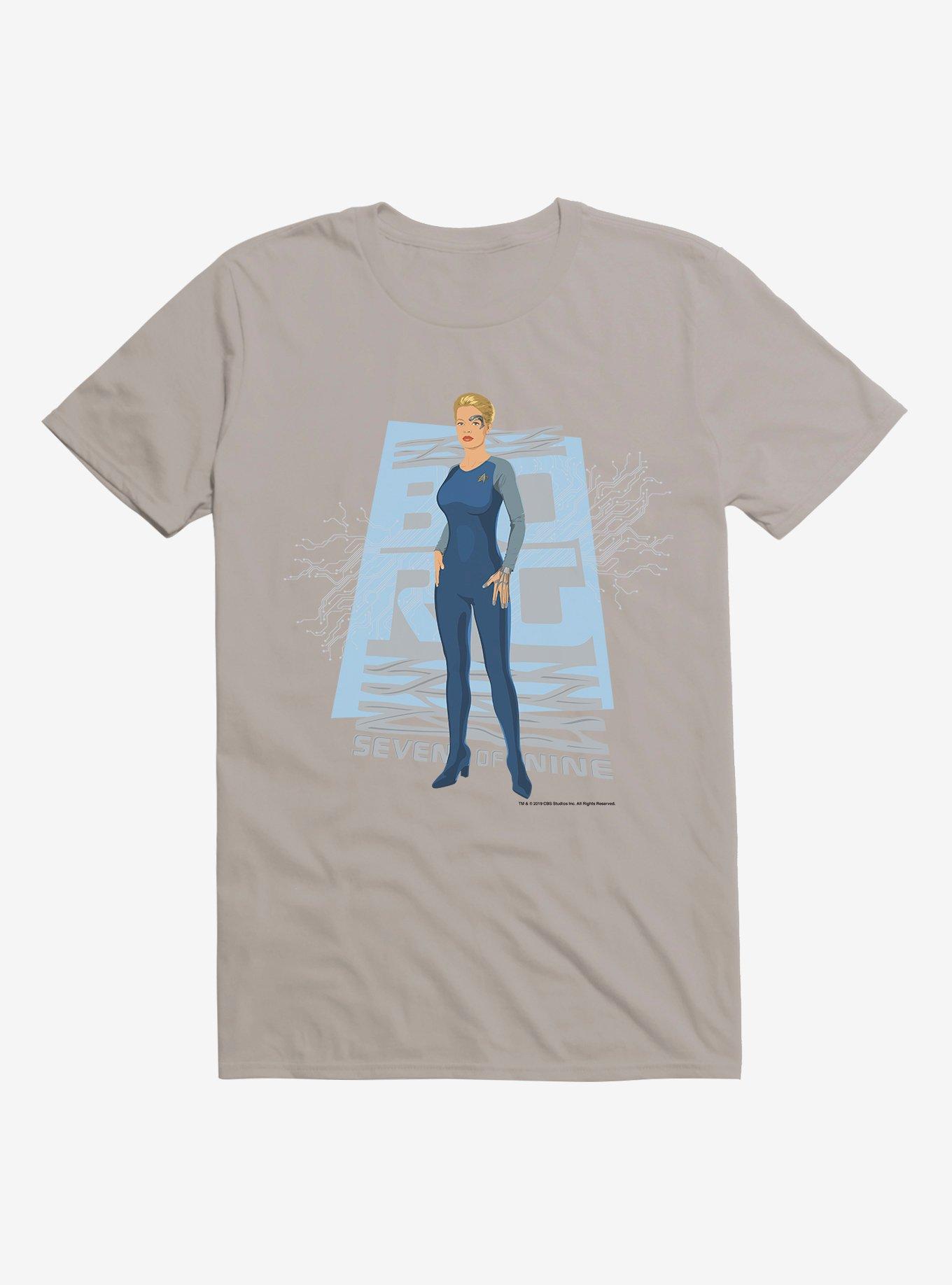 Star Trek Women Seven Of Nine T-Shirt, LIGHT GRAY, hi-res