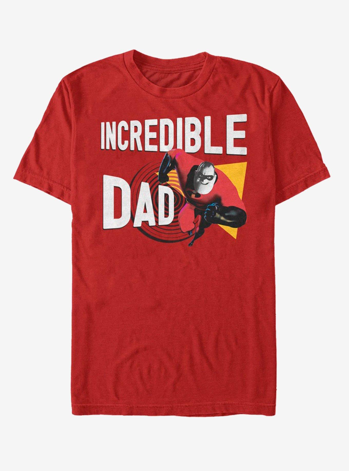 Disney Pixar Incredibles Incredible Dad T-Shirt, RED, hi-res