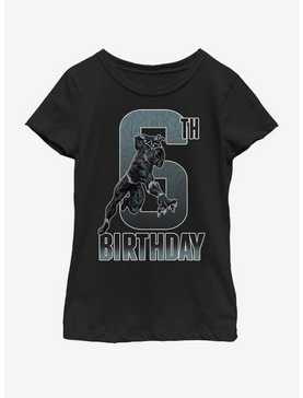 Marvel Black Panther 6th Bday Youth Girls T-Shirt, , hi-res