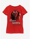 Marvel Avengers Infinity War Scarlet Witch Sil Youth Girls T-Shirt, RED, hi-res