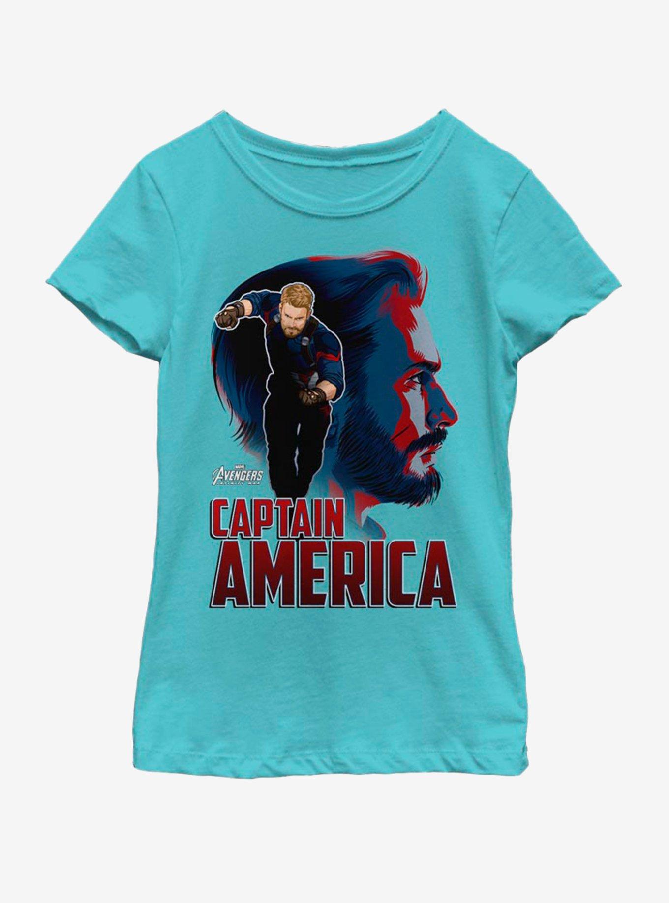 Marvel Avengers Infinity War Shieldless Sil Youth Girls T-Shirt, , hi-res