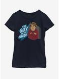 Marvel Spiderman Far From Home Guy In The Chair Youth Girls T-Shirt, NAVY, hi-res