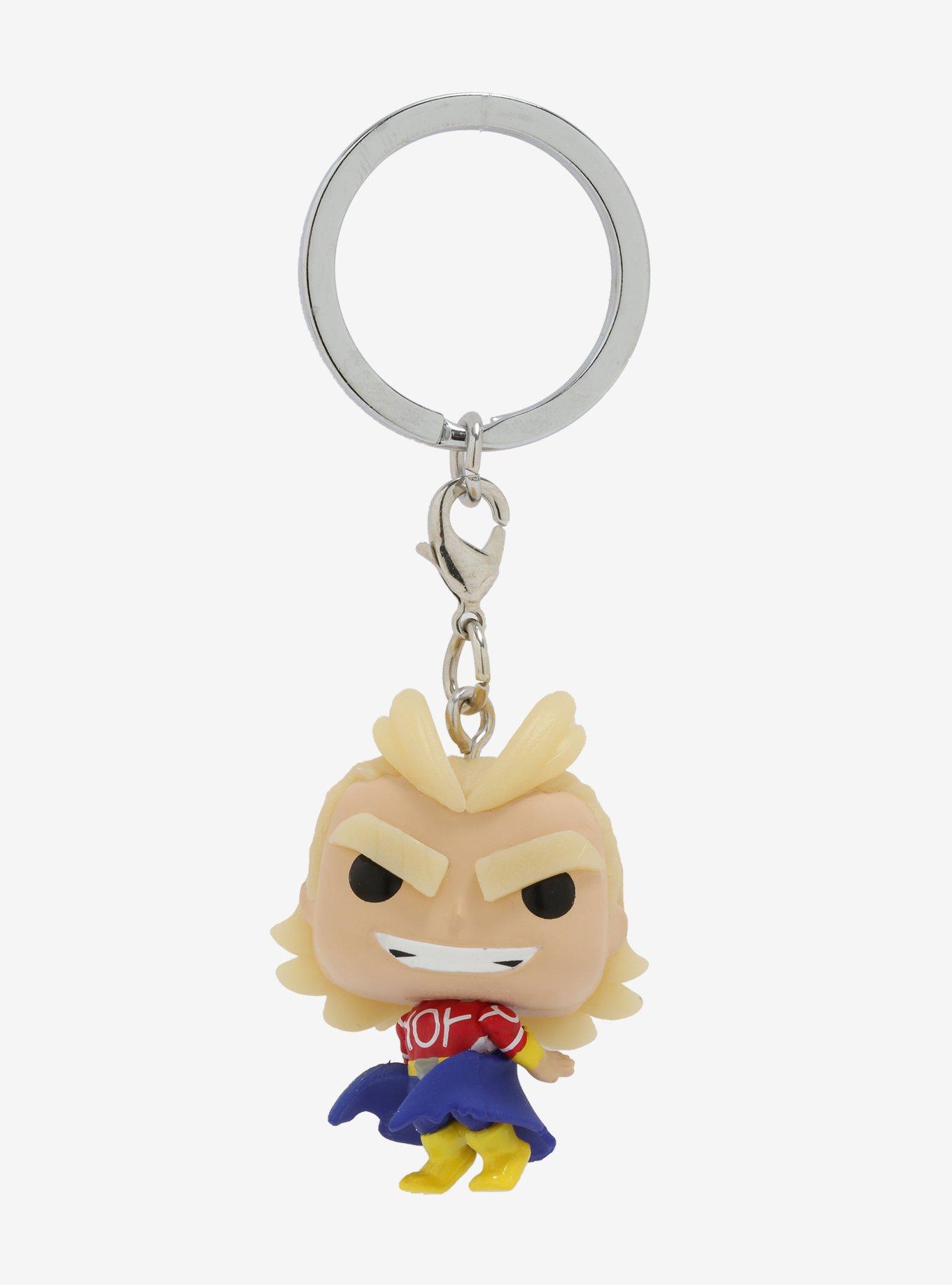 Funko Pocket Pop! My Hero Academia All Might (Silver Age) Glow-in-the-Dark Vinyl Keychain - BoxLunch Exclusive, , hi-res