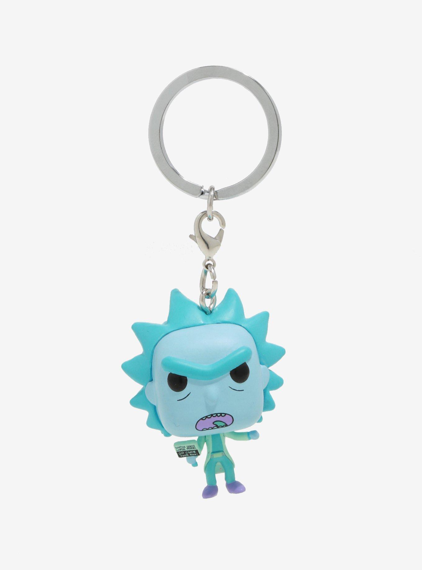 Funko Pocket Pop! Rick And Morty Hologram Rick Clone Vinyl Key Chain, , hi-res