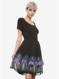 Disney Sleeping Beauty Maleficent Stained Glass Border Dress, BLACK, hi-res