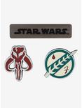 Star Wars Boba Fett Enamel Pin Set, , hi-res