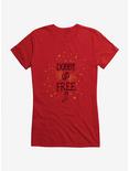 Harry Potter Dobby Is Free Sock Girls T-Shirt, RED, hi-res