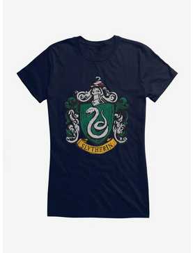 Harry Potter Slytherin Serpents Badge Girls T-Shirt, , hi-res