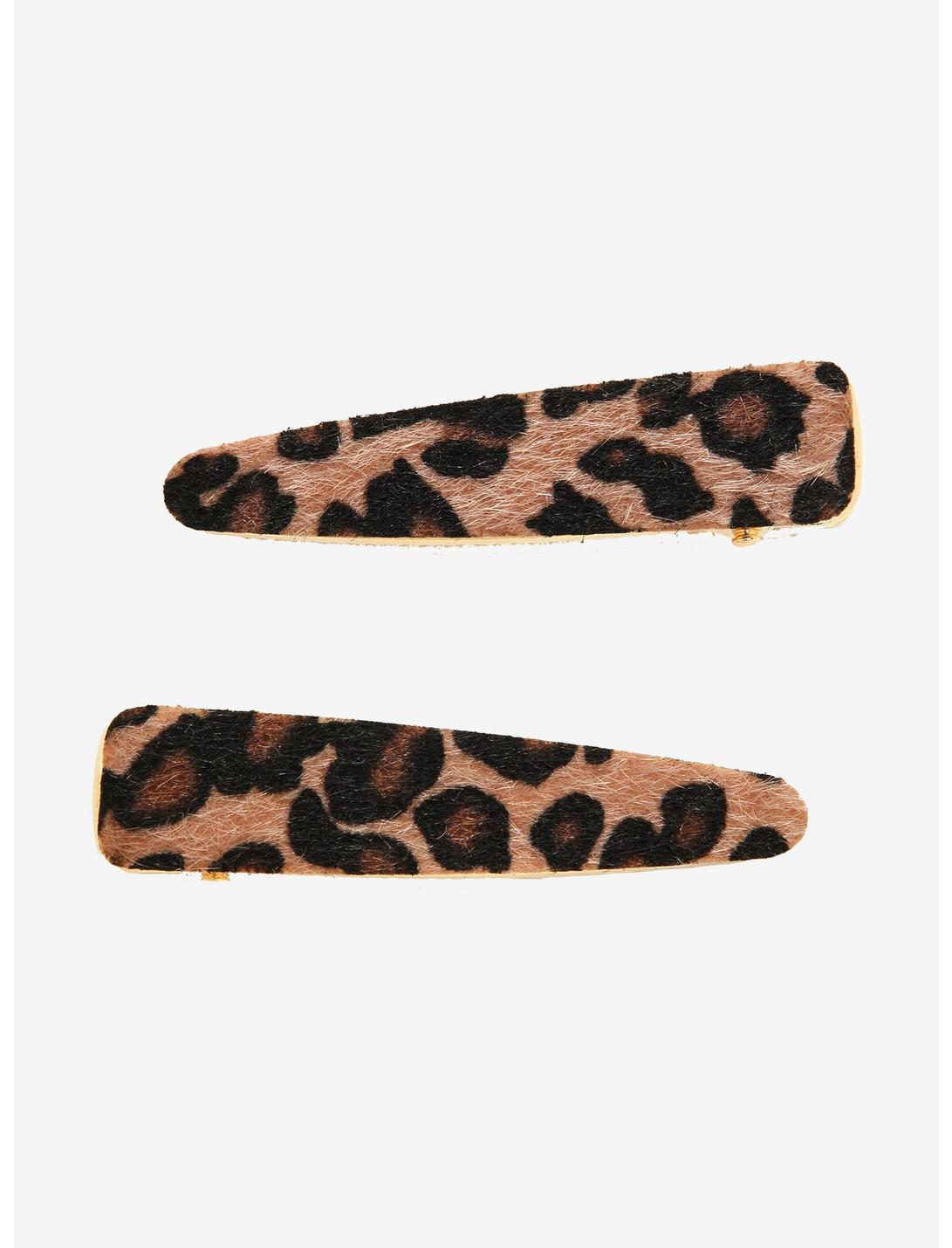 Leopard Hair Clip Set - BoxLunch Exclusive, , hi-res