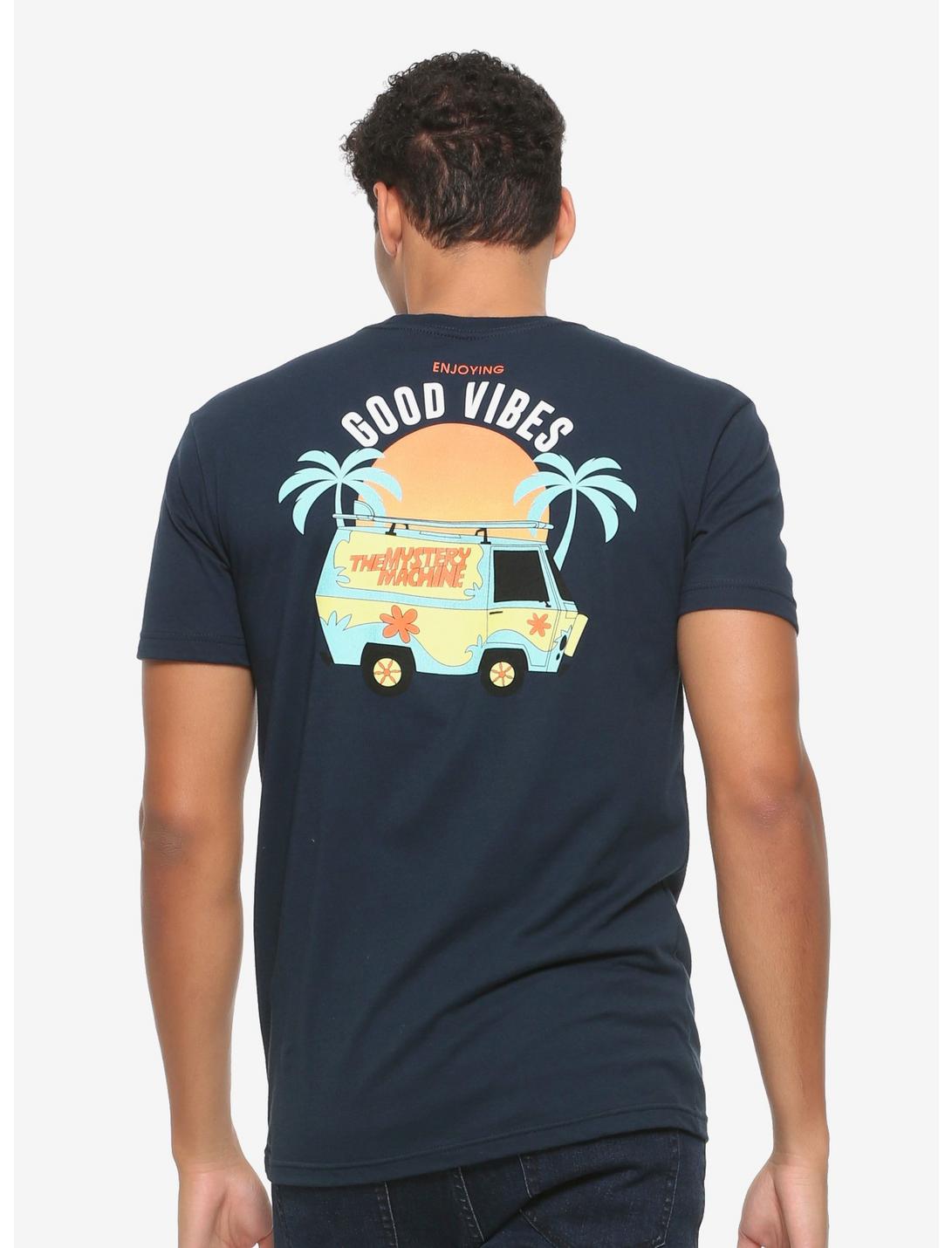 Scooby-Doo Good Vibes Mystery Machine T-Shirt - BoxLunch Exclusive, BLUE, hi-res