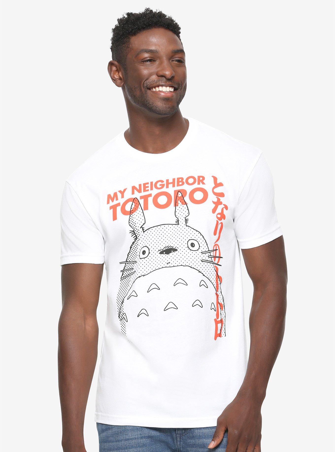 Studio Ghibli My Neighbor Totoro Kanji T-Shirt - BoxLunch Exclusive, WHITE, hi-res