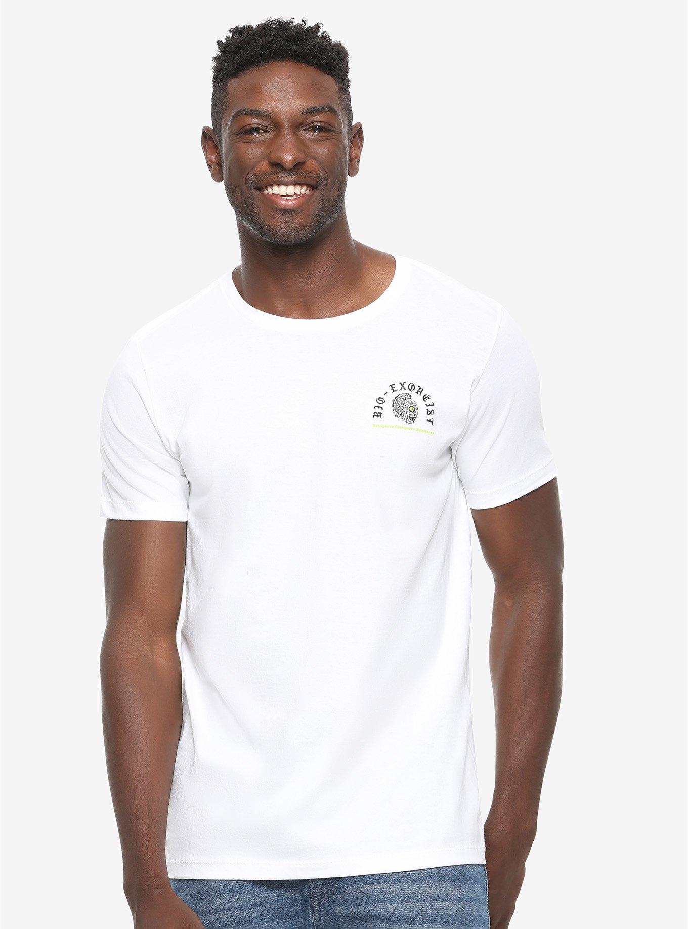 Beetlejuice Bio-Exorcist T-Shirt - BoxLunch Exclusive, WHITE, hi-res