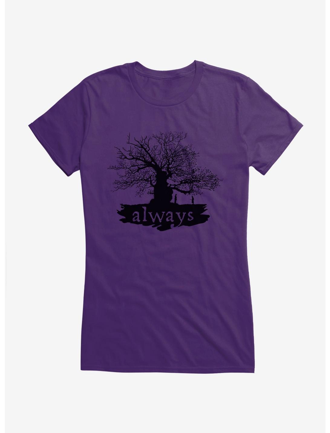 Harry Potter Always Tree Girls Black T-Shirt, , hi-res
