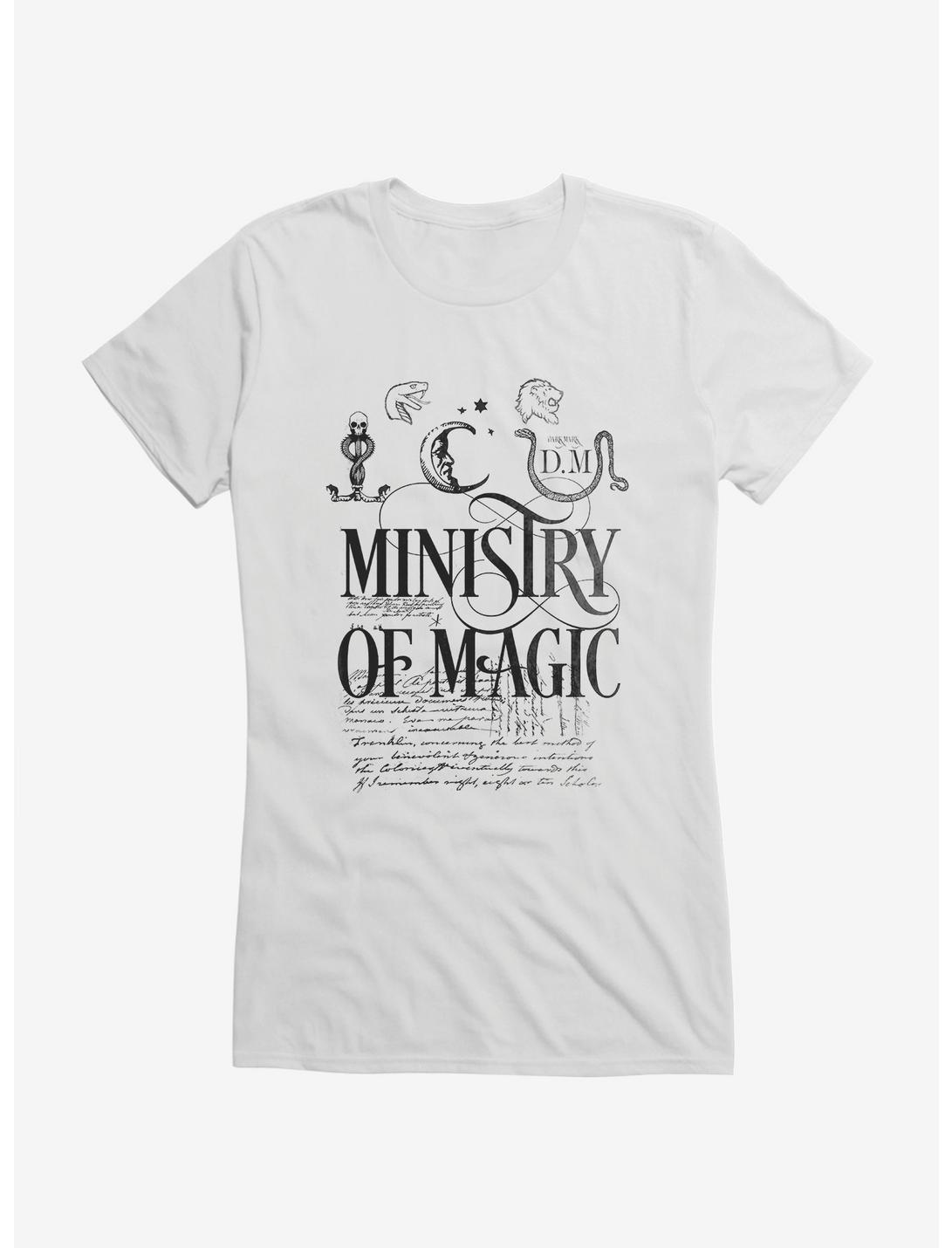 Harry Potter Ministry of Magic Text Girls T-Shirt, , hi-res