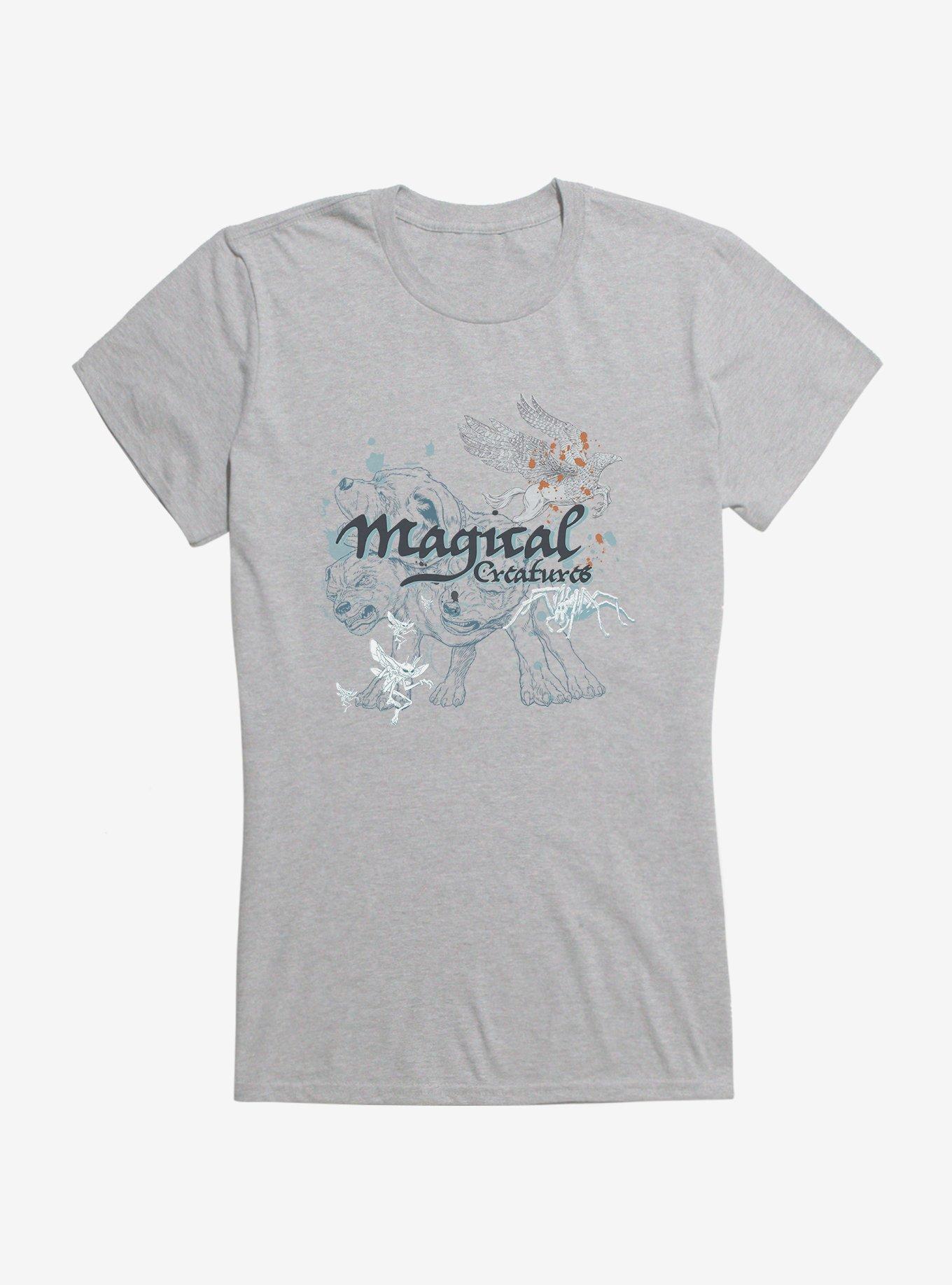 Harry Potter Magical Creatures Girls T-Shirt, HEATHER, hi-res