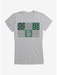 Harry Potter Slytherin Checkered Patterns Girls T-Shirt, HEATHER, hi-res