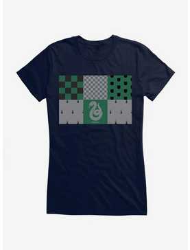 Harry Potter Slytherin Checkered Patterns Girls T-Shirt, , hi-res