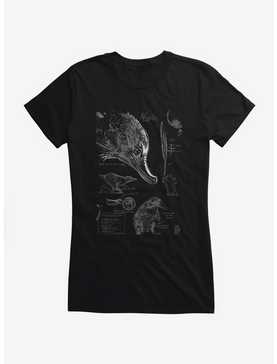 Fantastic Beasts Niffler Sketches Girls T-Shirt, , hi-res